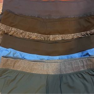 Lot of four Lululemon workout shorts
